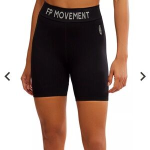 Free People Movement Women’s Long Haul Logo Bike Shorts XS/S NWT